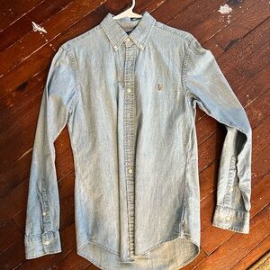 Polo Ralph Lauren Light Blue Casual Button-Down Shirt
